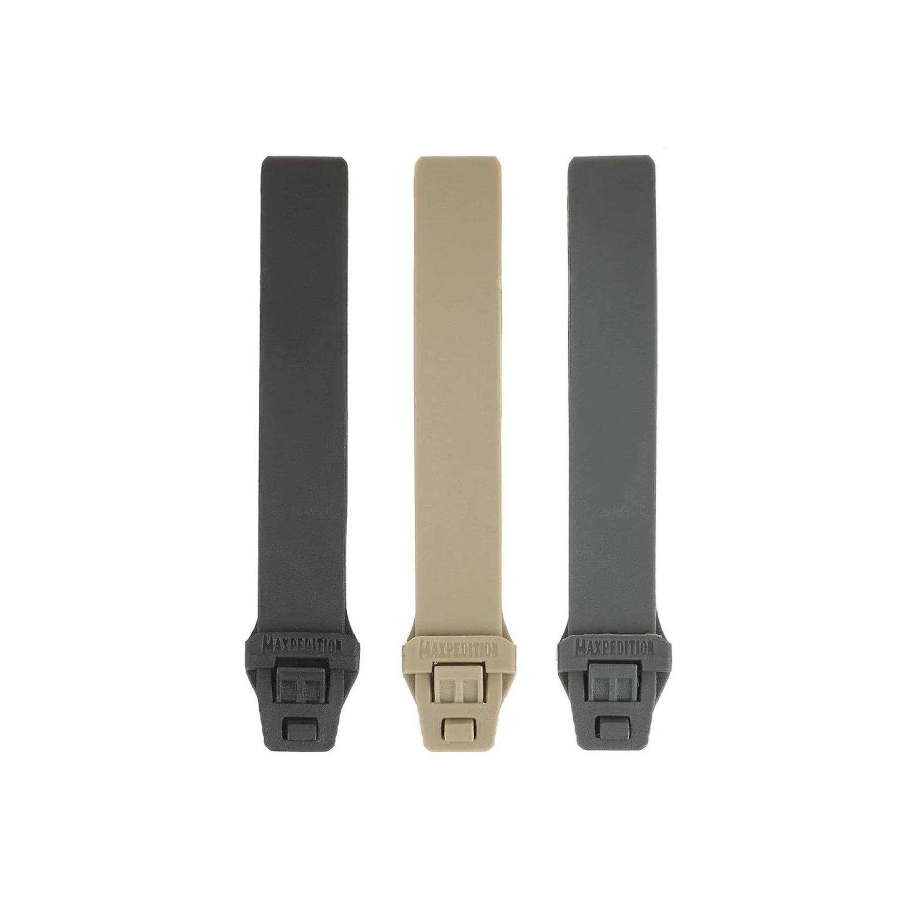 Le TacTie Polymer di Maxpeditionin tutte le varianti da 15.6cm chiuse