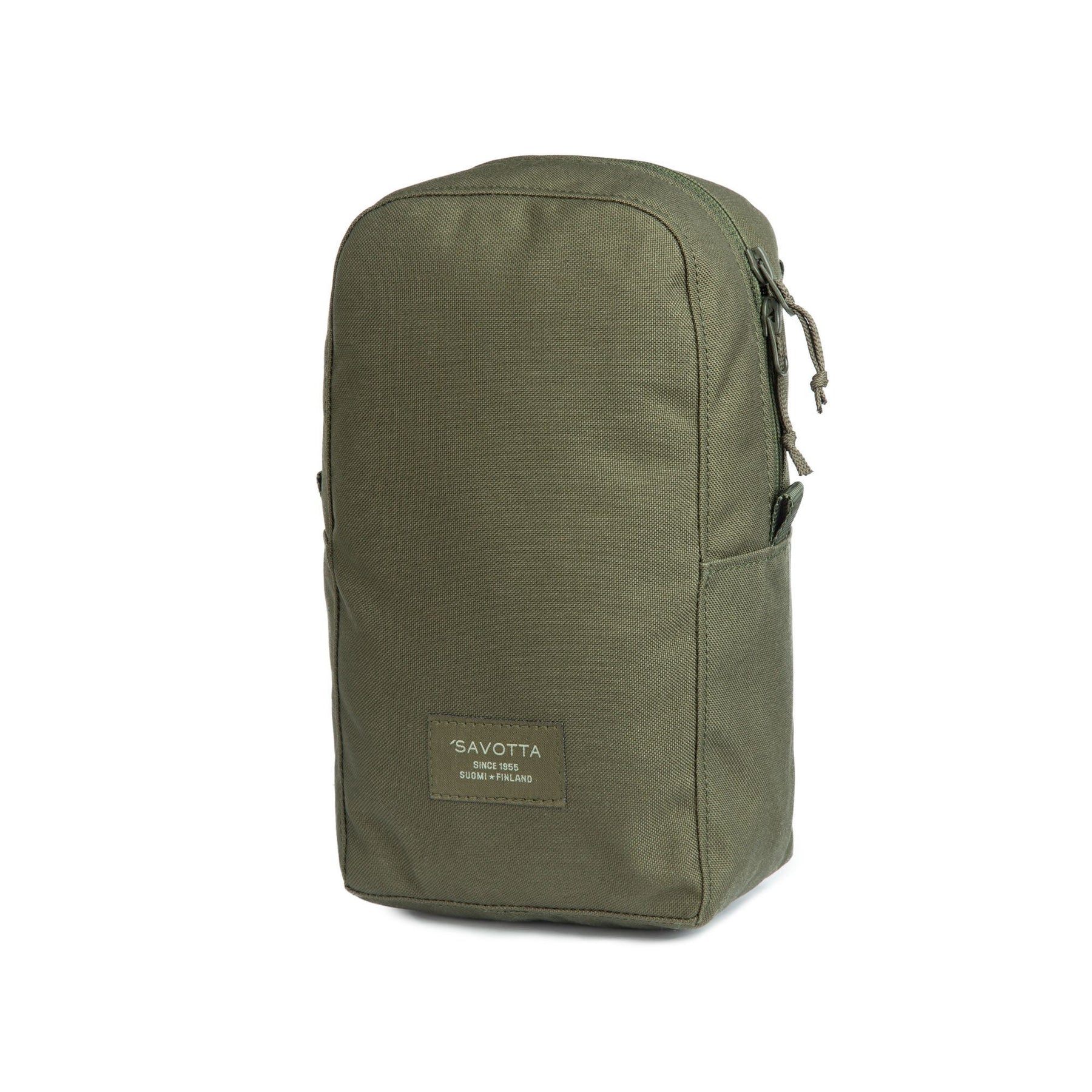 Tasca verticale savotta L - vertical pouch L green - vista frontale