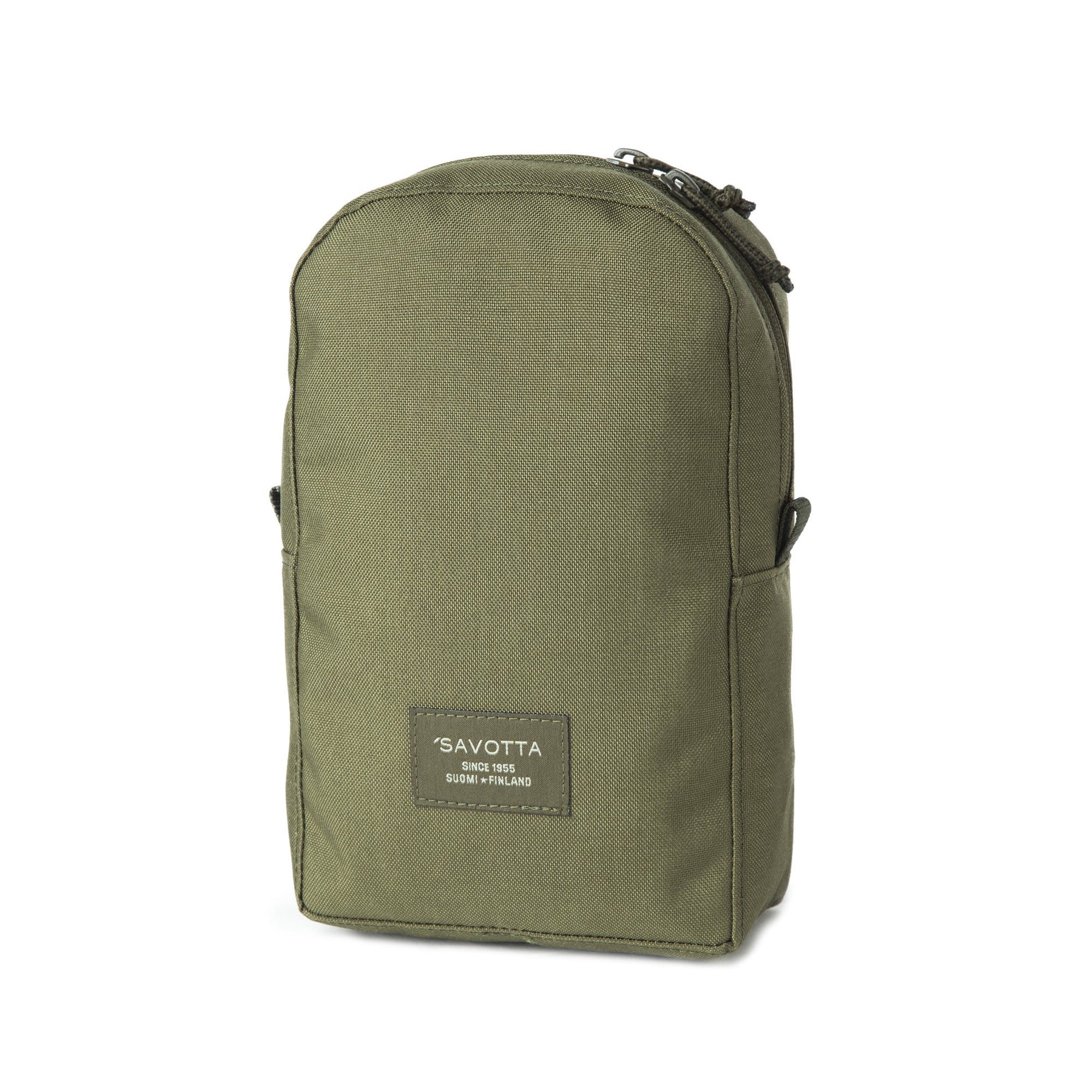 Tasca verticale savotta m - vertical pouch m verde - vista frontale