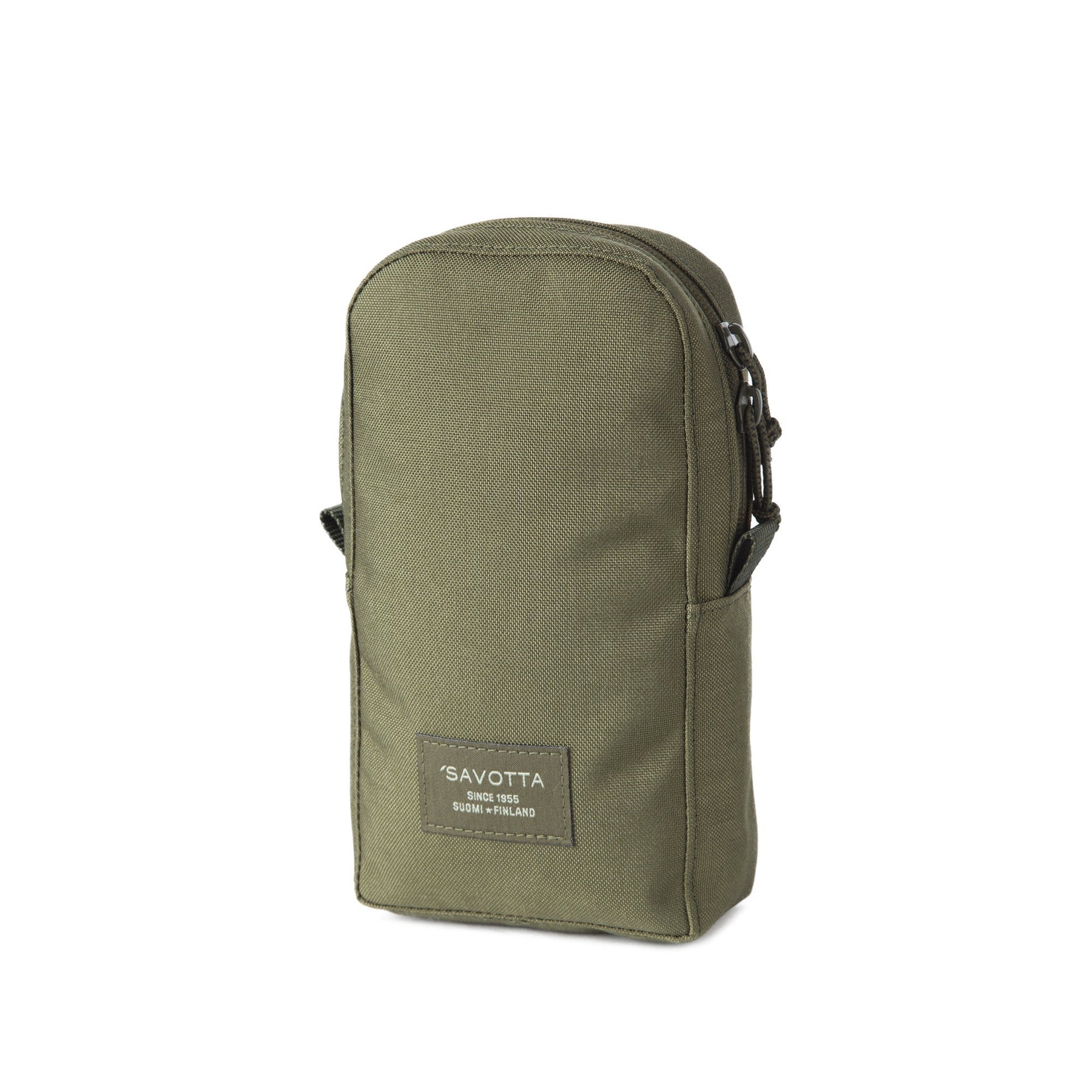 Tasca verticale savotta S - vertical pouch S verde - vista frontale