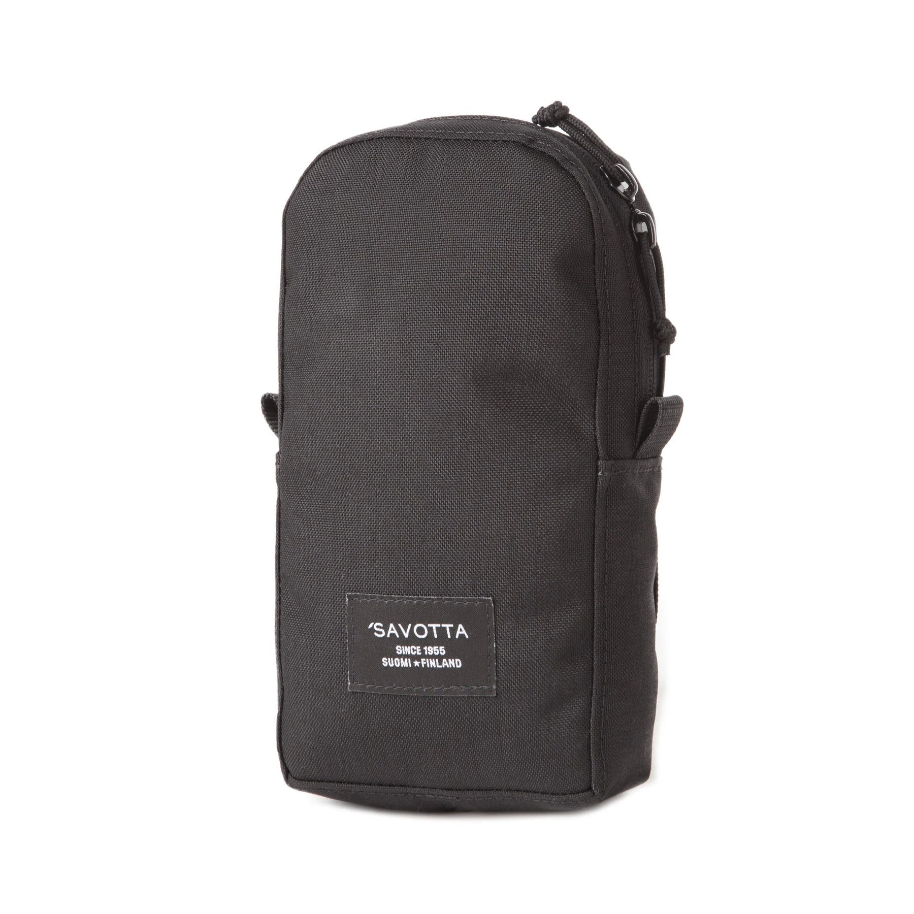 Tasca verticale savotta S - vertical pouch S black - vista frontale