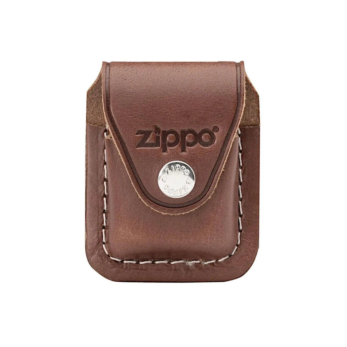 ZIPPO CUSTODIA IN CUOIO CON CLIP MARRONE 1