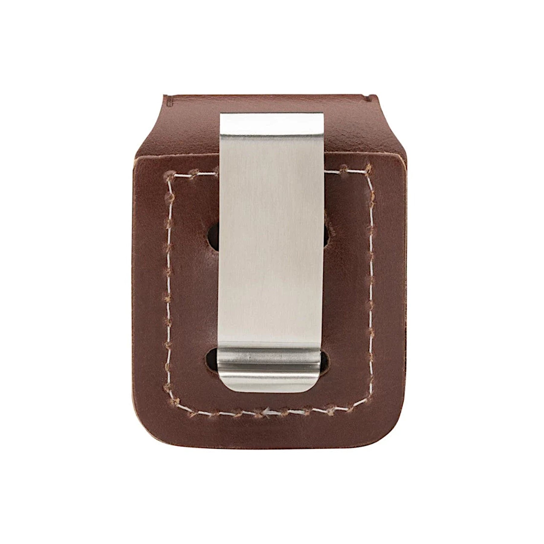 ZIPPO CUSTODIA IN CUOIO CON CLIP MARRONE 3