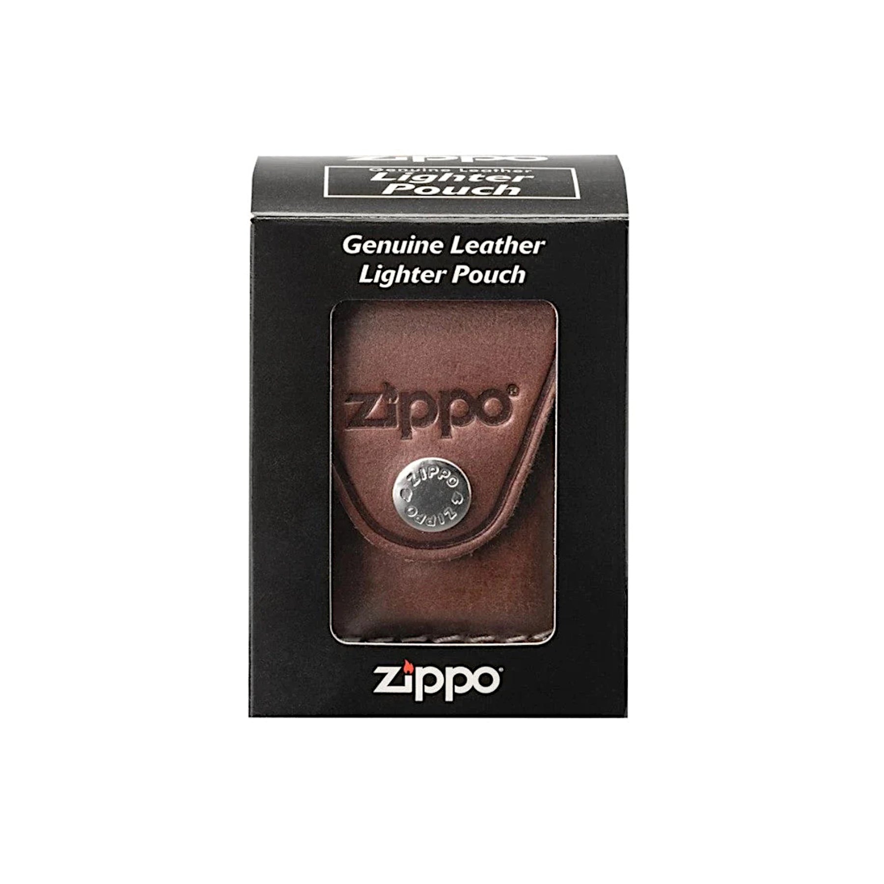 ZIPPO CUSTODIA IN CUOIO CON CLIP MARRONE 4
