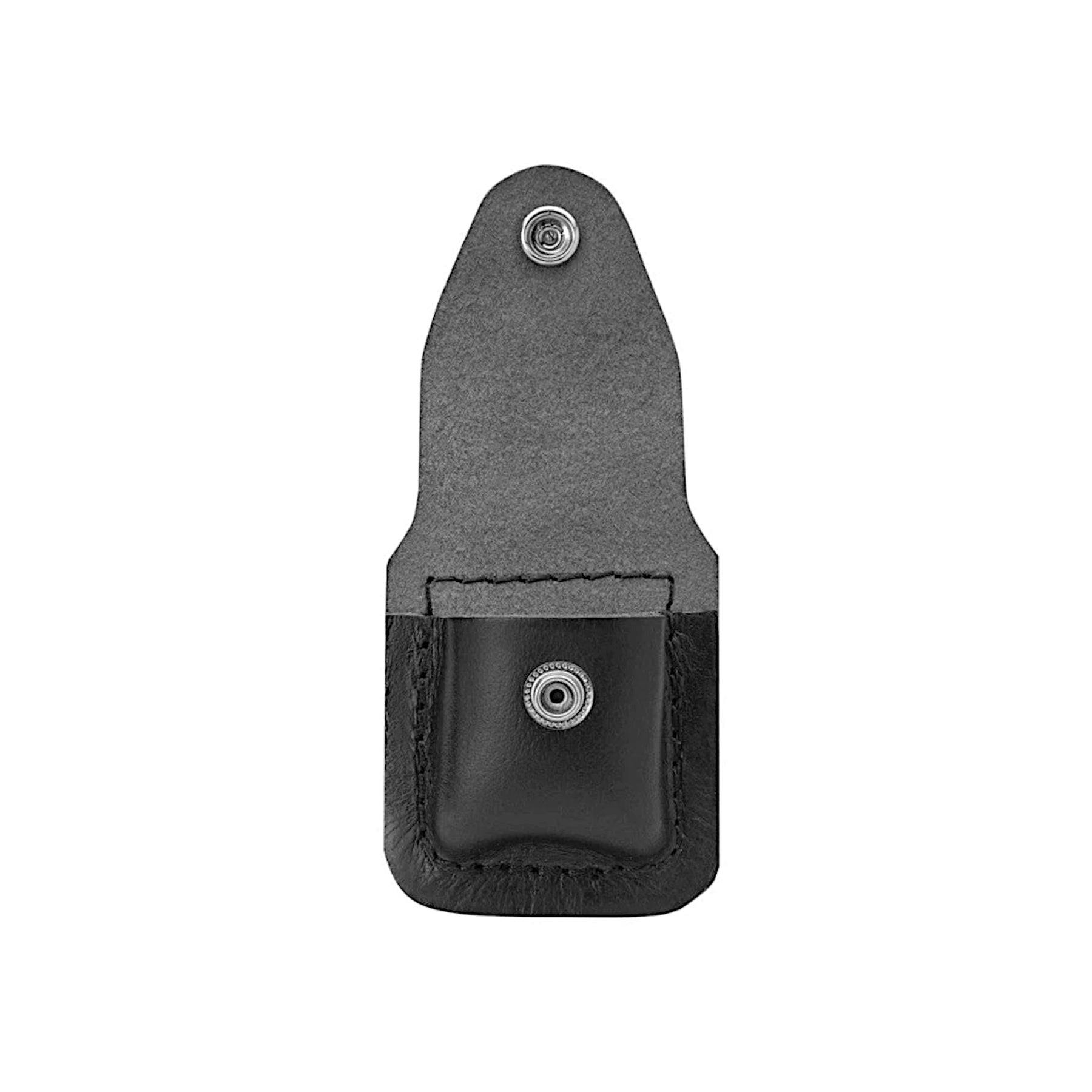 ZIPPO CUSTODIA IN CUOIO CON CLIP NERA 2