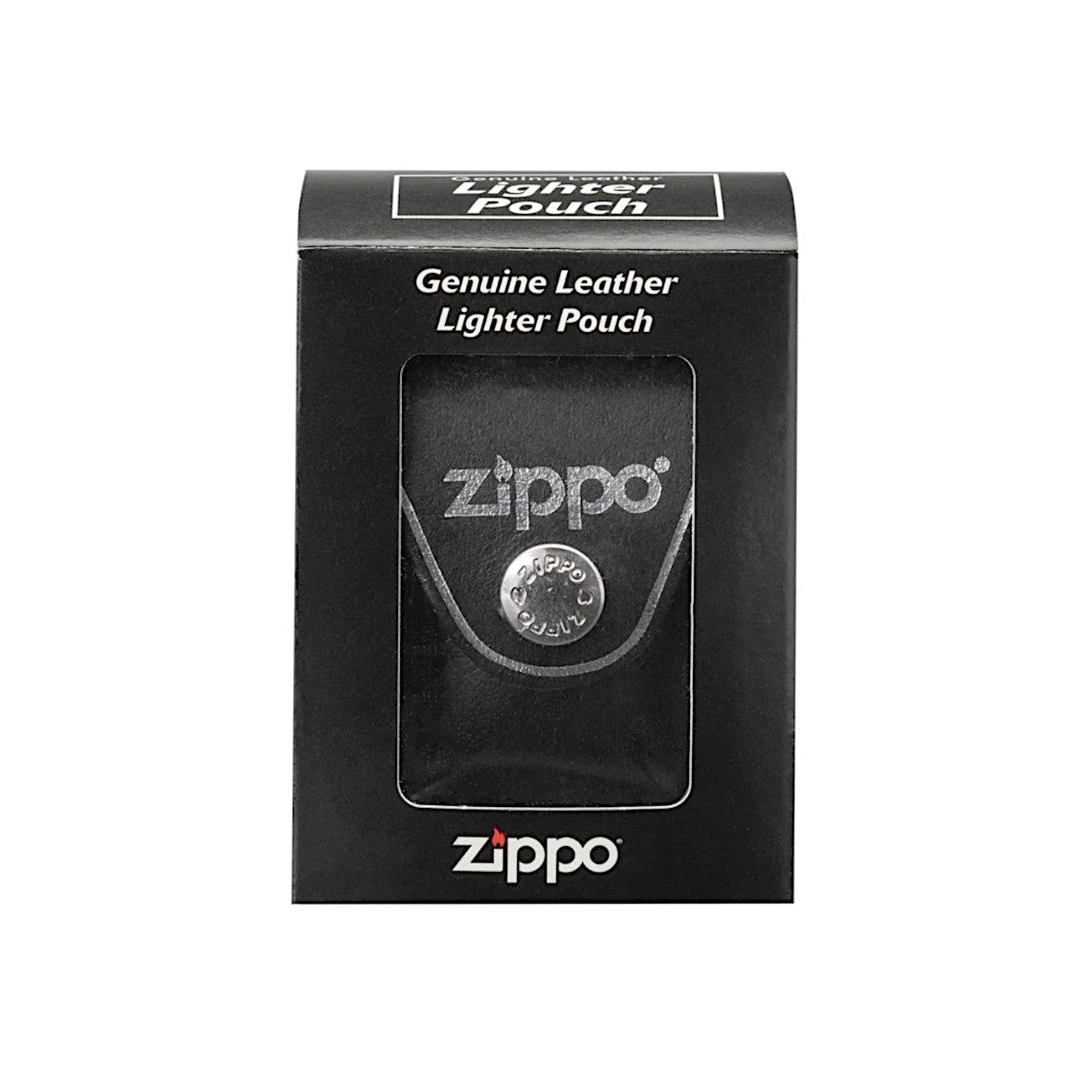ZIPPO CUSTODIA IN CUOIO CON CLIP NERA 4