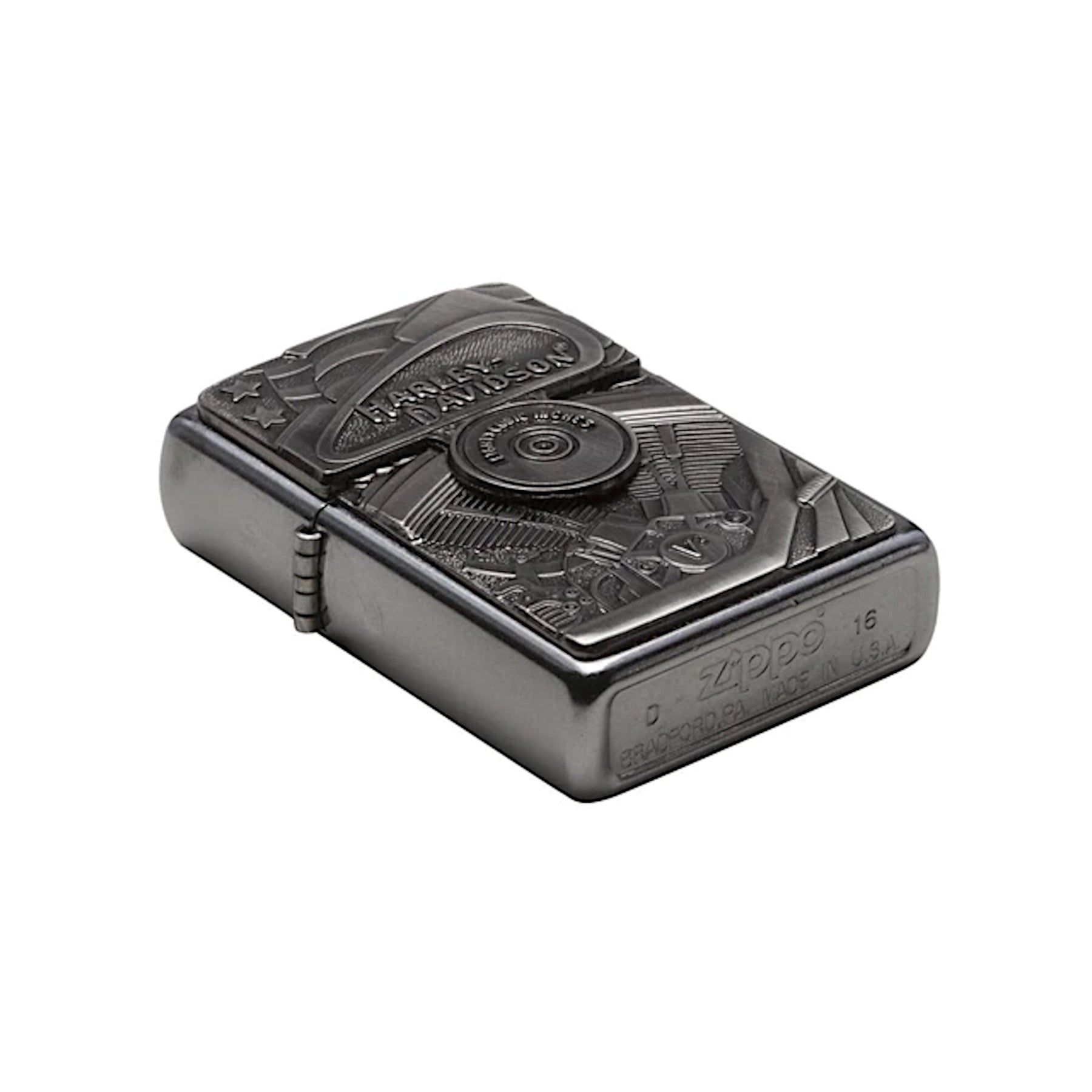 Zippo - Harley-Davidson LATERALE