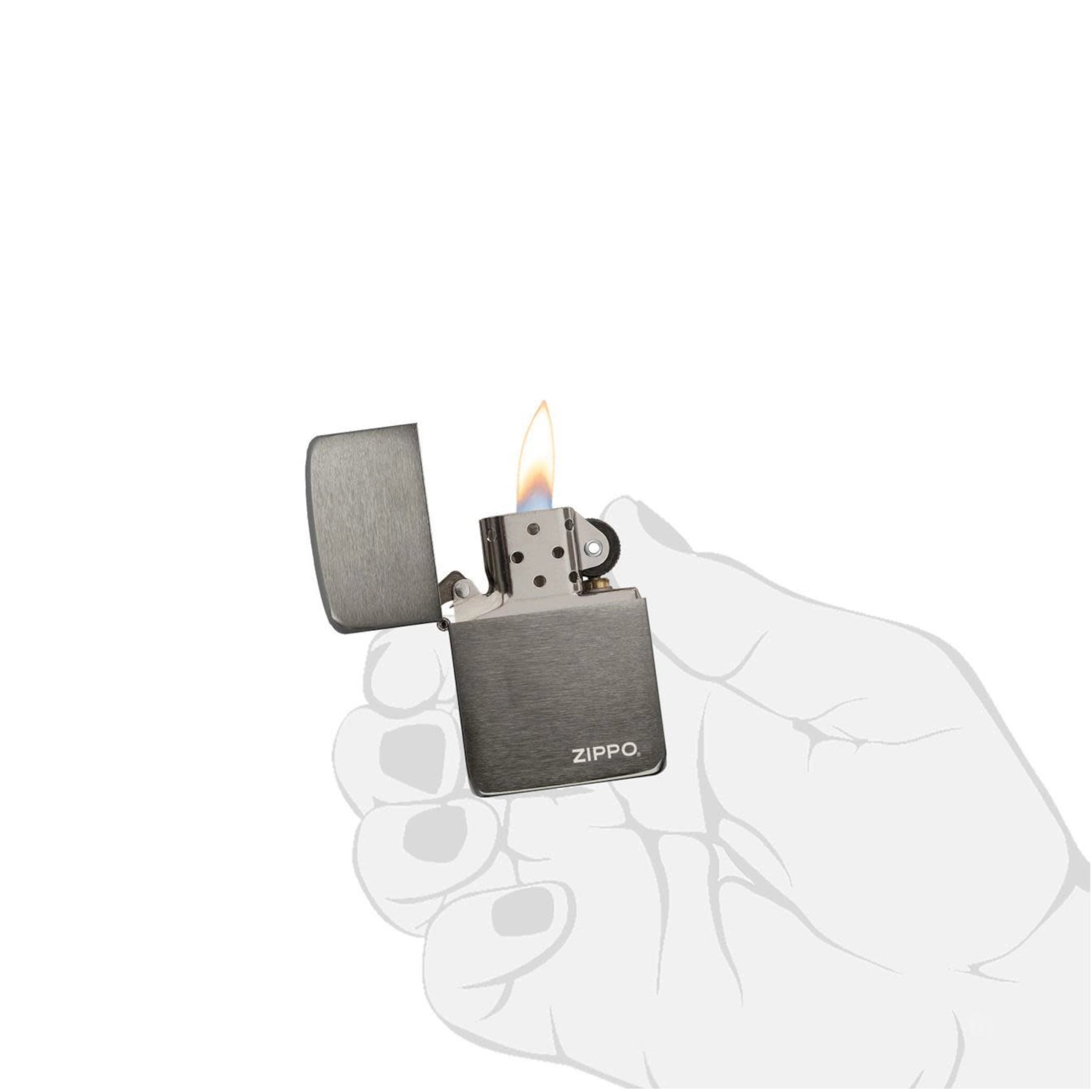 Zippo - Black Ice 1941 Replica | con logo Zippo