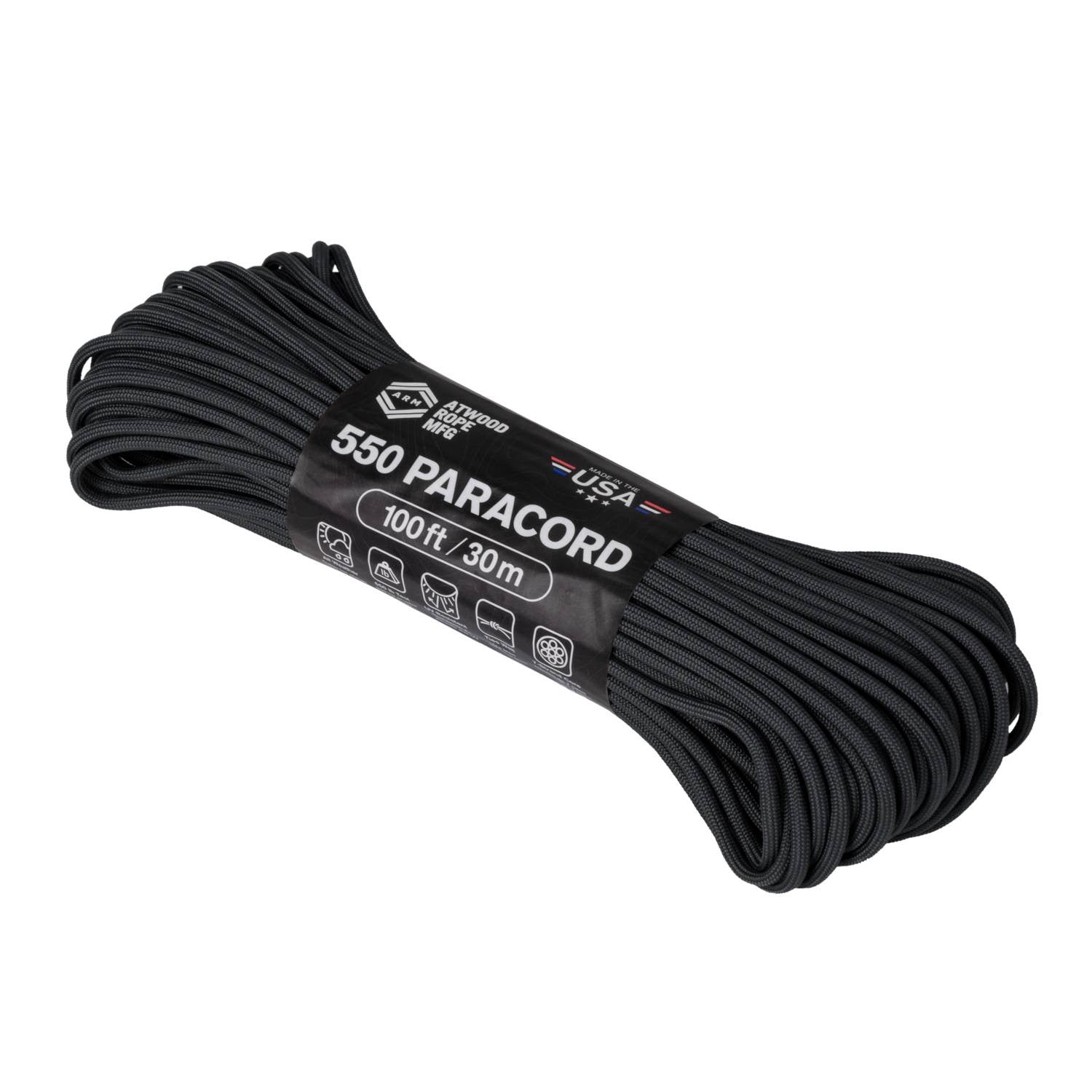 550 PARACORD di HELIKON-TEX in variante Black