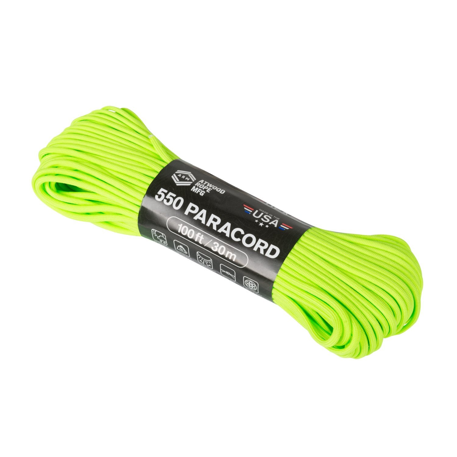 550 PARACORD di HELIKON-TEX in variante neon green