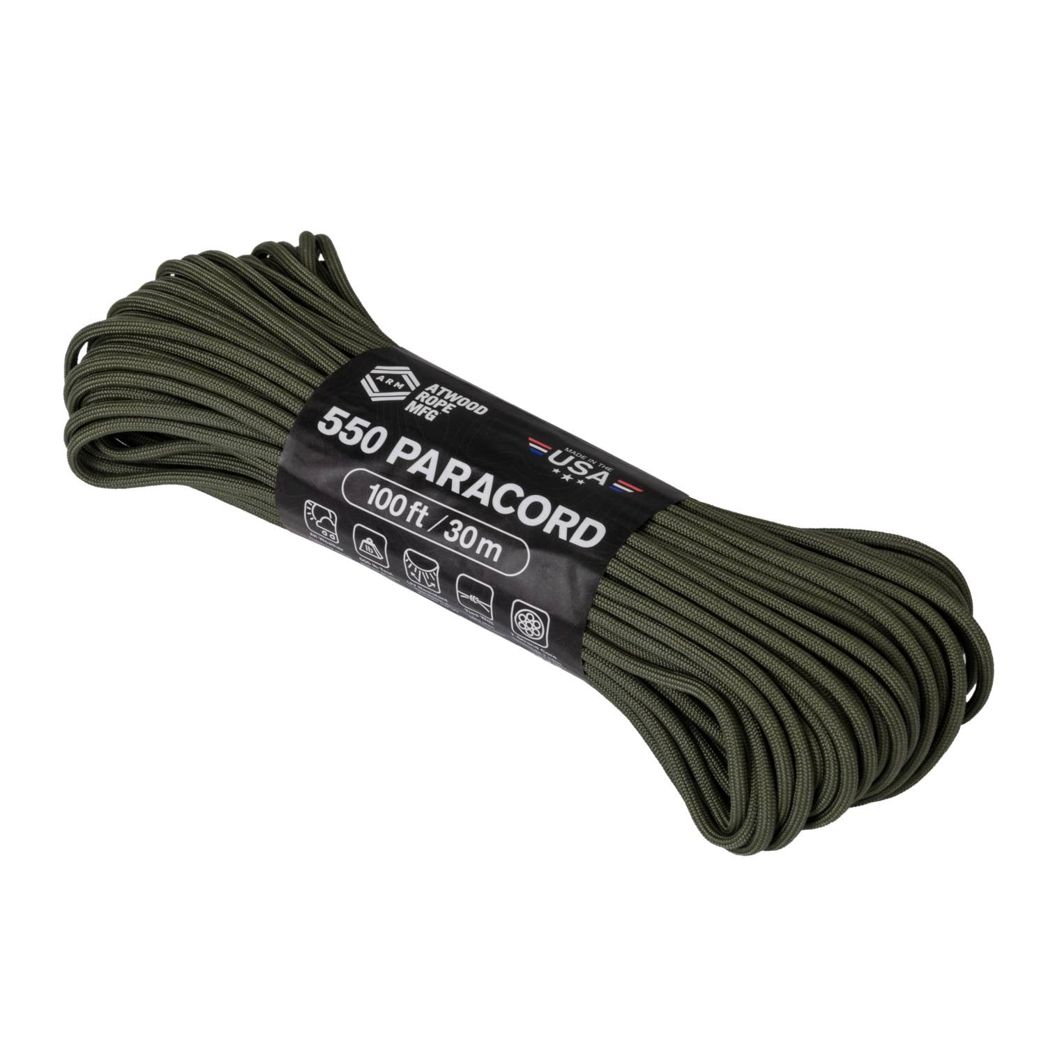 550 PARACORD di HELIKON-TEX in variante olive drab