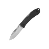 Ka-Bar 4062 - Dozier Folding Hunter nella variante Black - frontale aperto