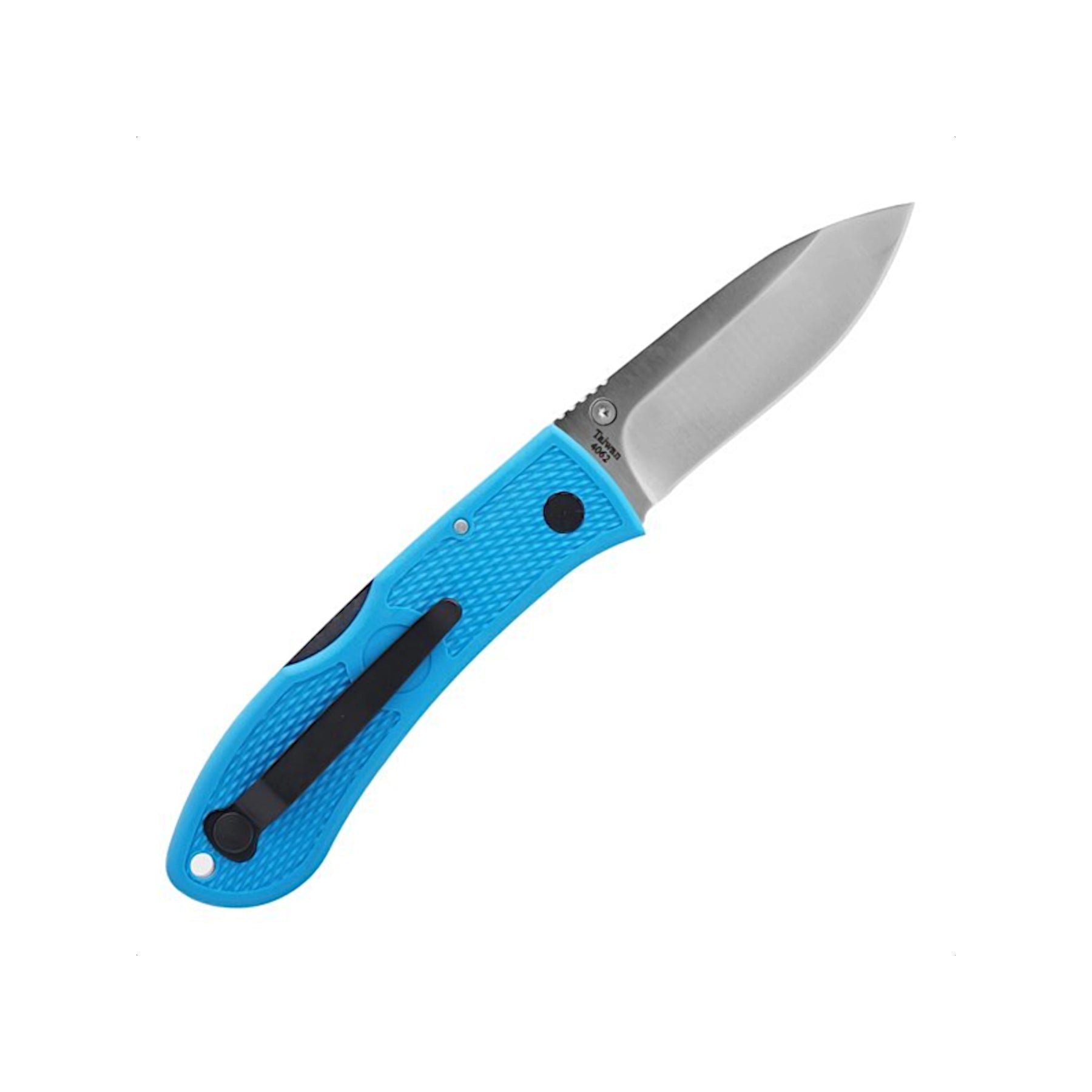 Ka-Bar 4062 - Dozier Folding Hunter nella variante Blue- posteriore aperto