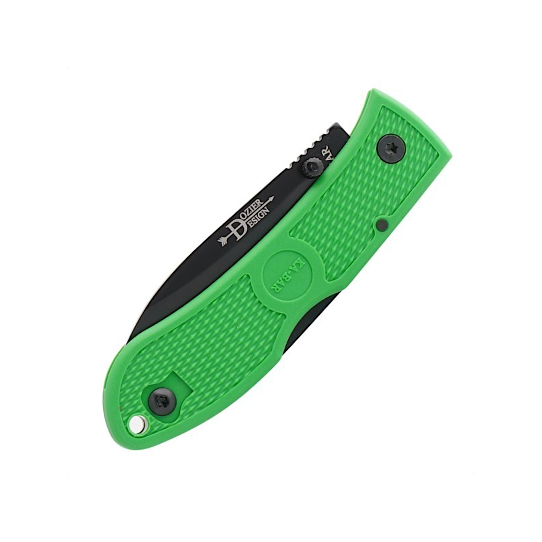 Ka-Bar 4062 - Dozier Folding Hunter nella variante Green - frontale chiuso
