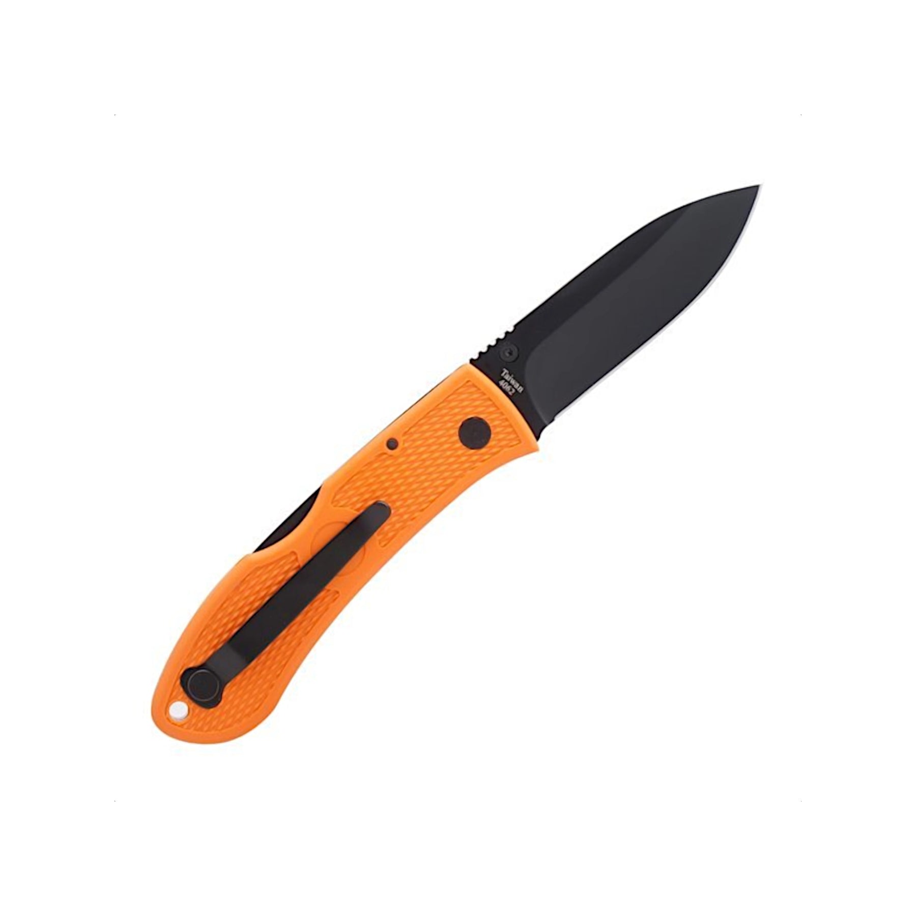 Ka-Bar 4062 - Dozier Folding Hunter nella variante Orange - posteriore aperto
