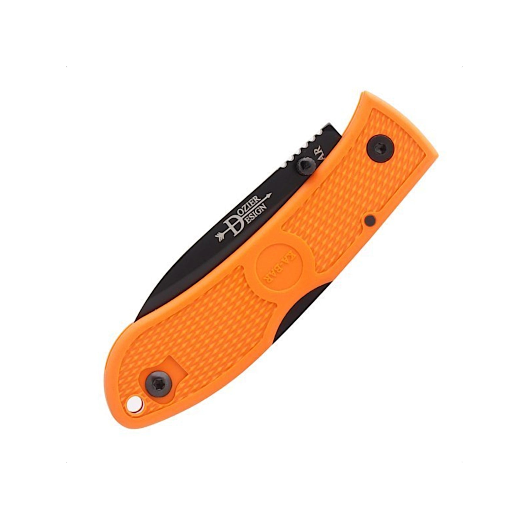 Ka-Bar 4062 - Dozier Folding Hunter nella variante Orange - frontale chiuso