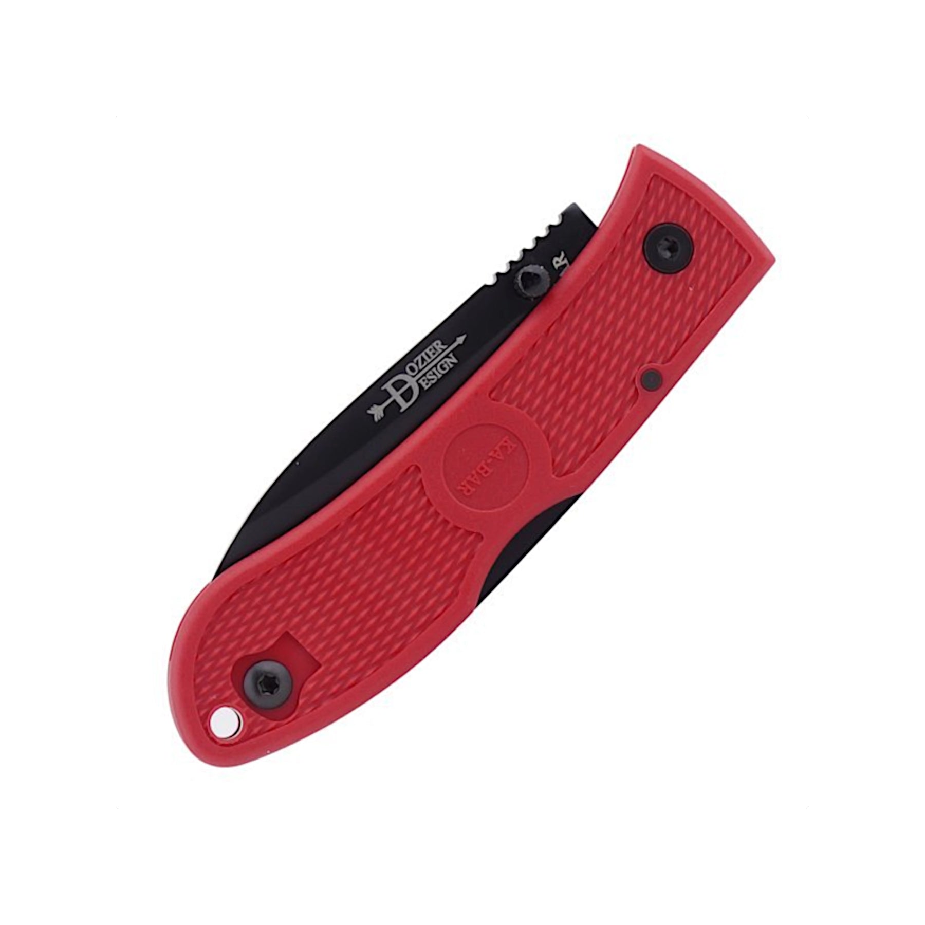 Ka-Bar 4062 - Dozier Folding Hunter nella variante Red- frontale chiuso