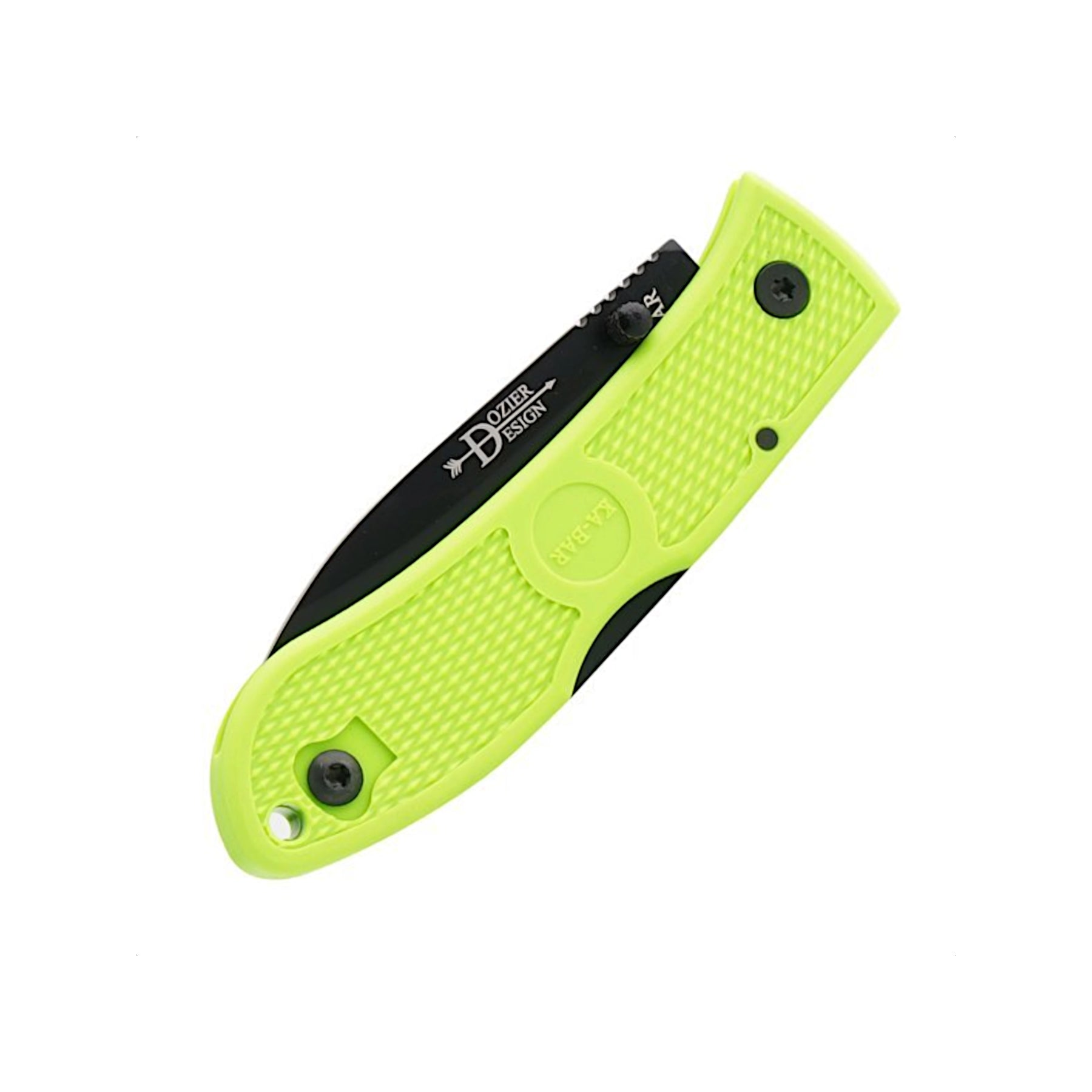 Ka-Bar 4062 - Dozier Folding Hunter nella variante Zombie Green - frontale chiuso