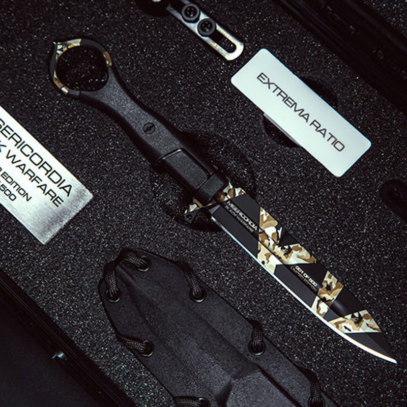 EXTREMA RATIO MISERICORDIA BLACK WARFARE - XXV ANNIVERSARIO - BackPacco - BP-ER-04.1000.0479/BW-LE