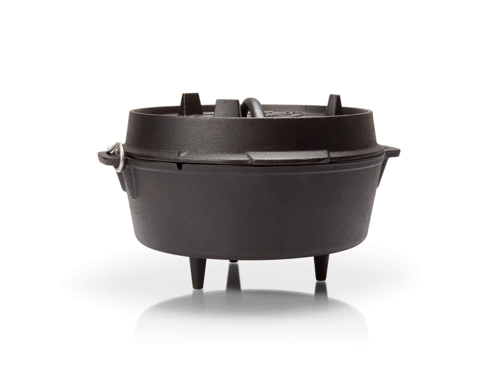 Pentola in ghisa Dutch Oven Petromax FT6 - vista chiusa con coperchio