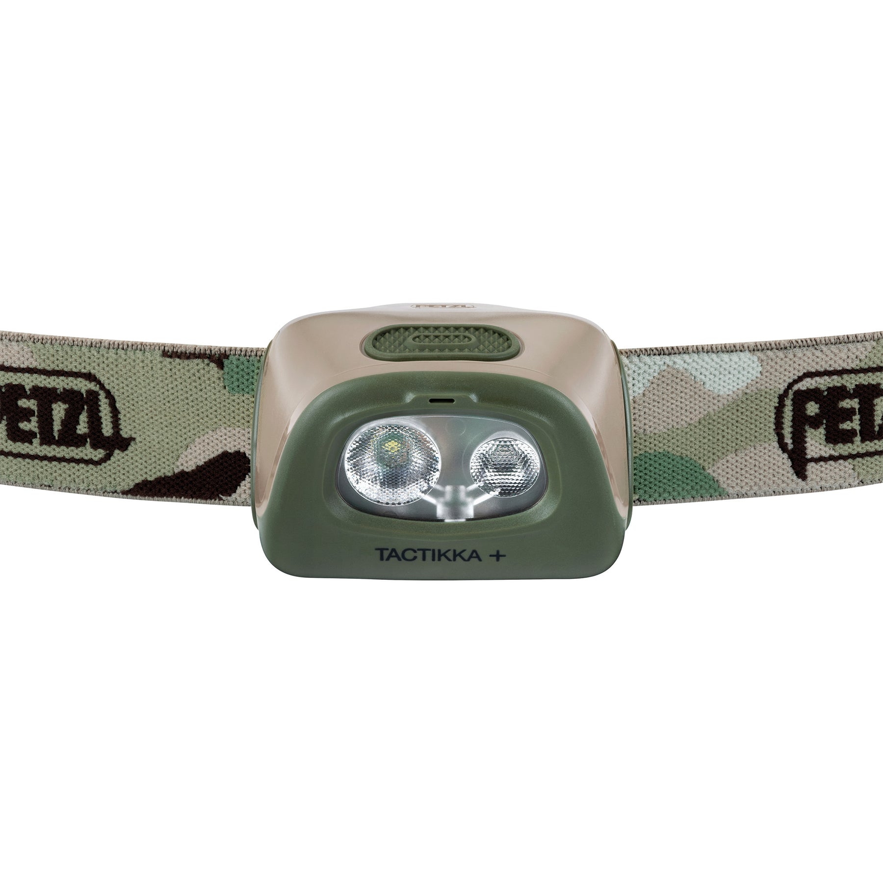 PETZL TACTIKKA + MIMETICO VISTA DETTAGLIO CORPO TORCIA