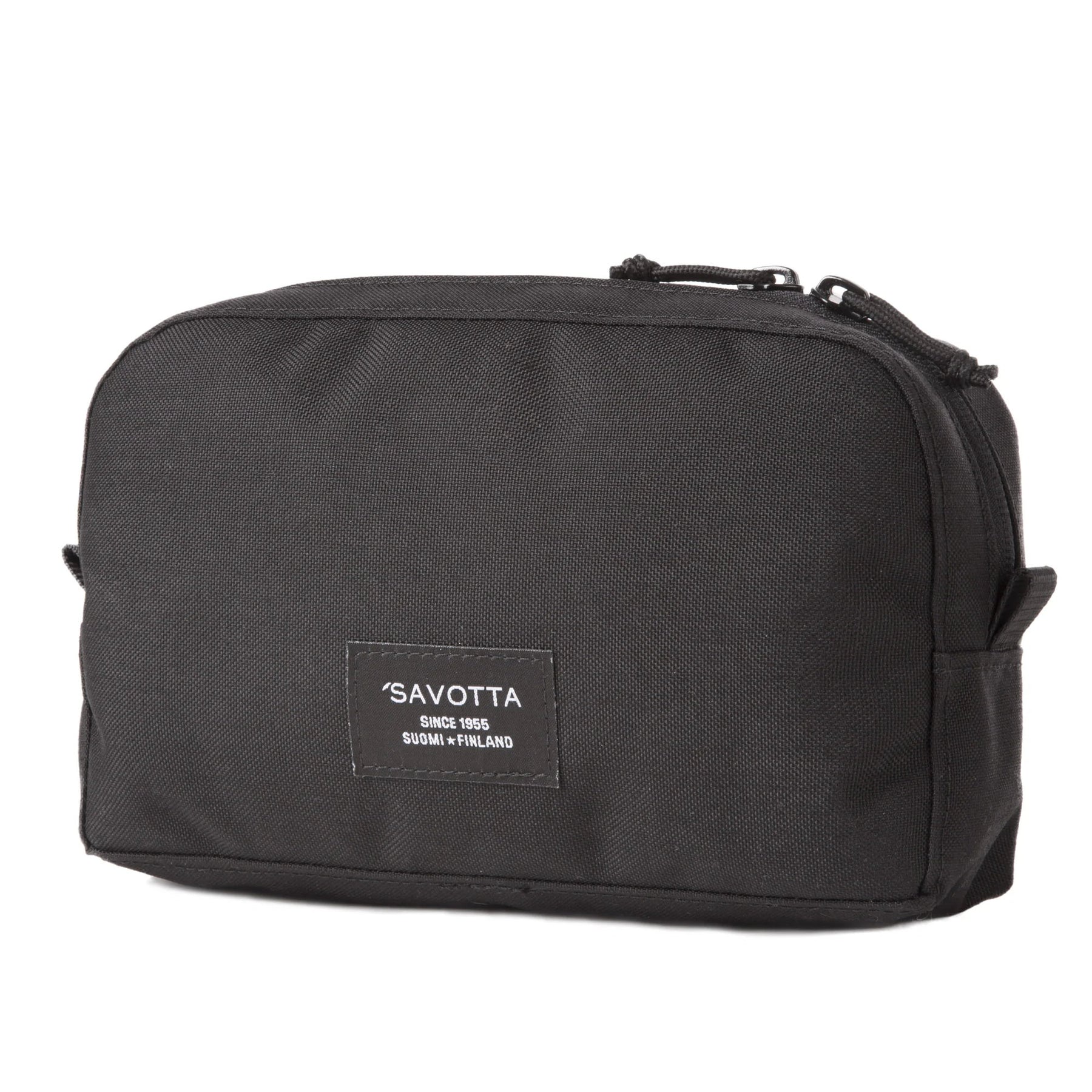 savotta horizzontal pouch - tasca orizzontale M nera- vista frontale