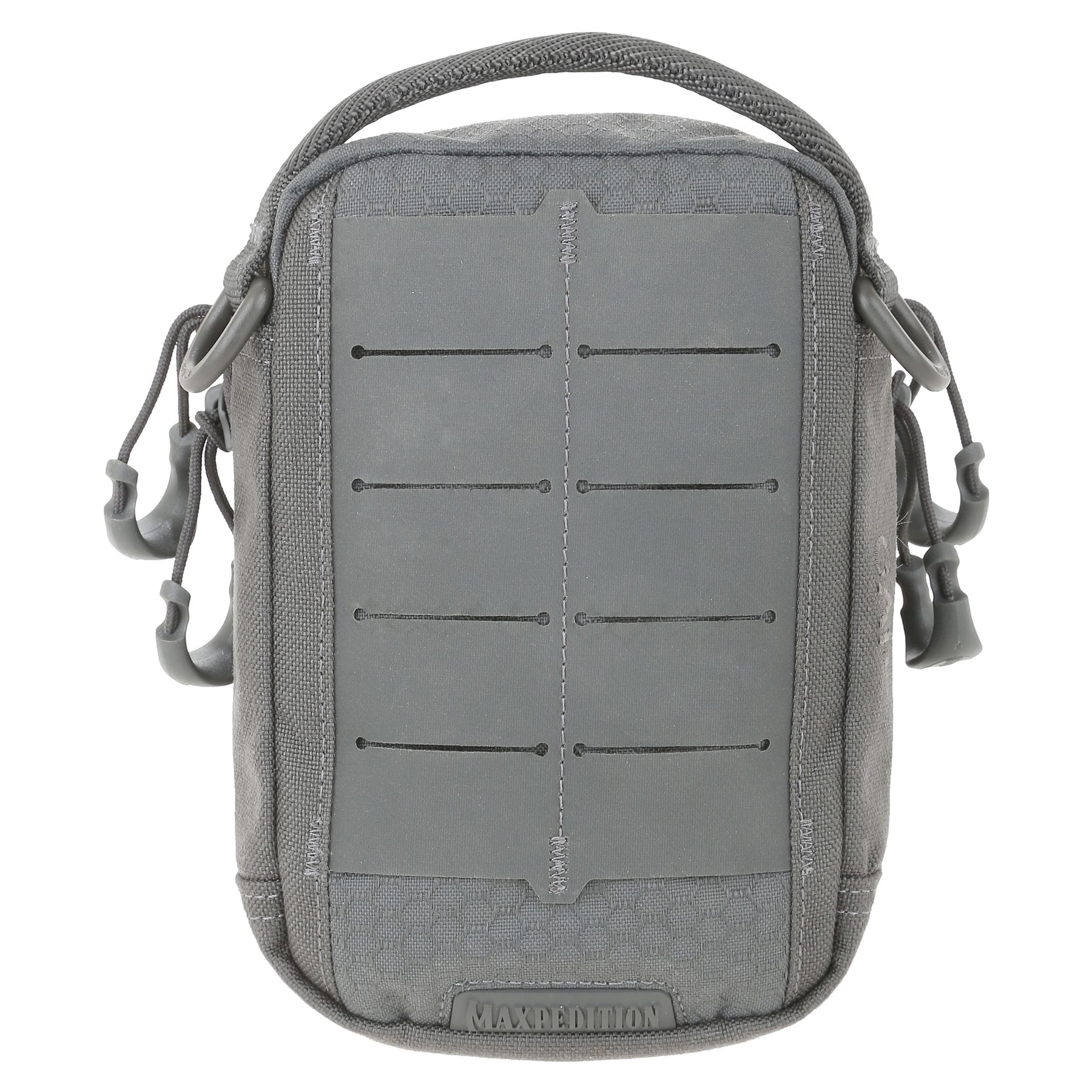 maxpedition pouch AGR CAP grigia - vista retro