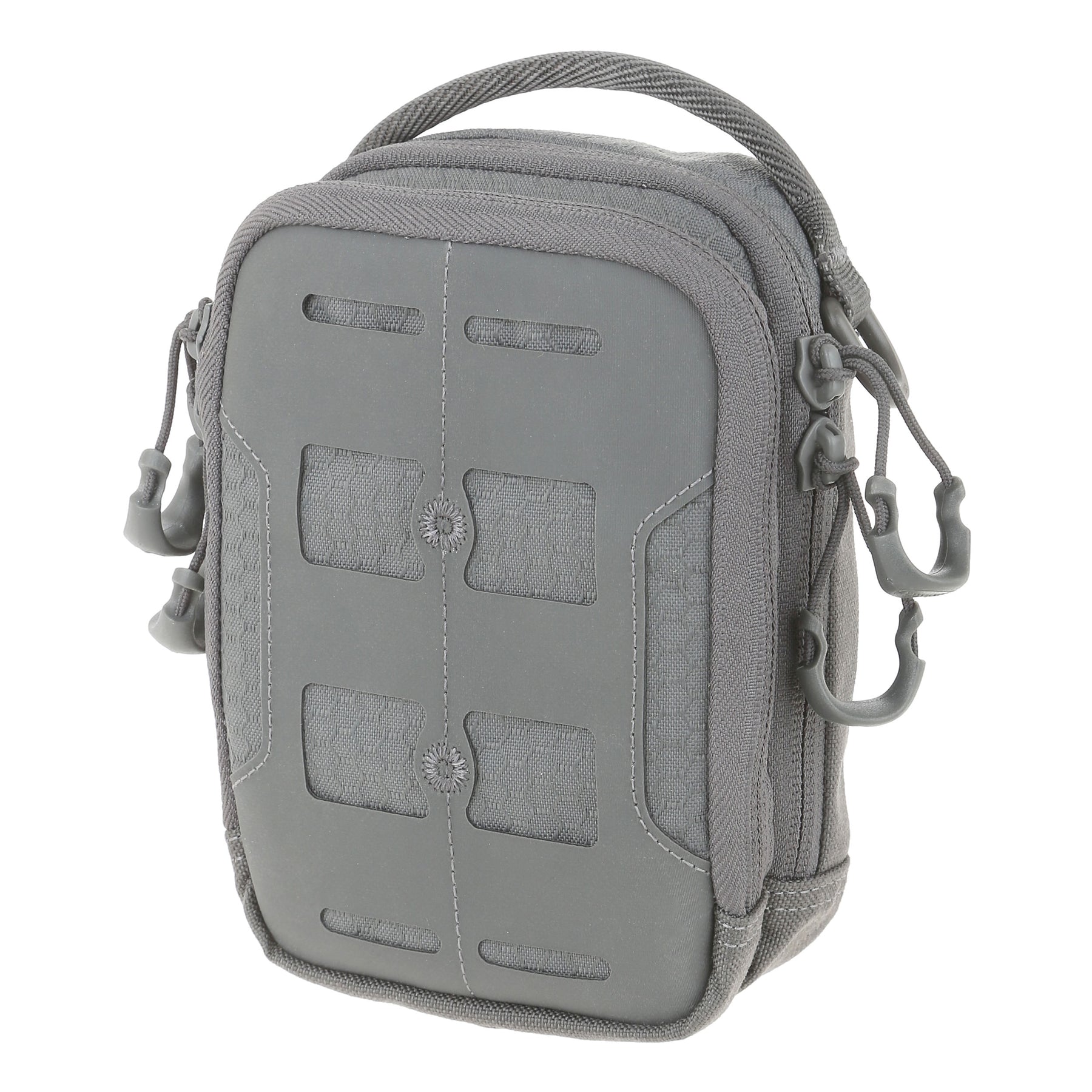 maxpedition pouch AGR CAP grigia - vista inclinata 2