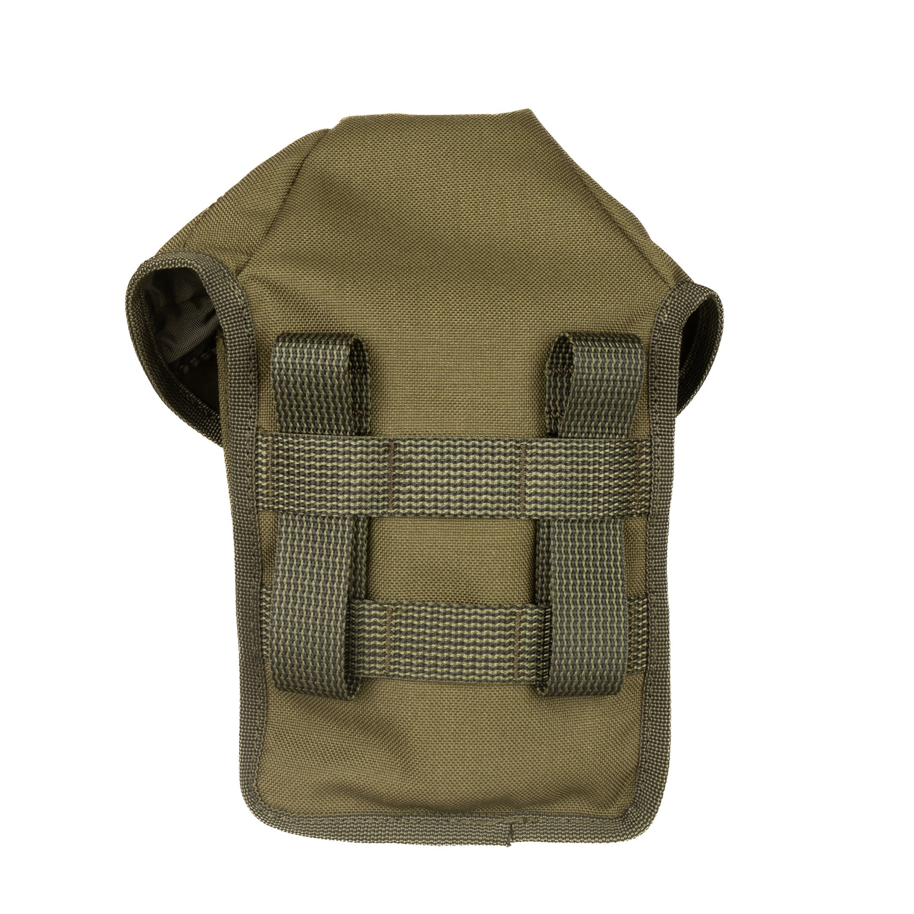 Savotta canteen pouch chiusa - vista retro e fascette molle