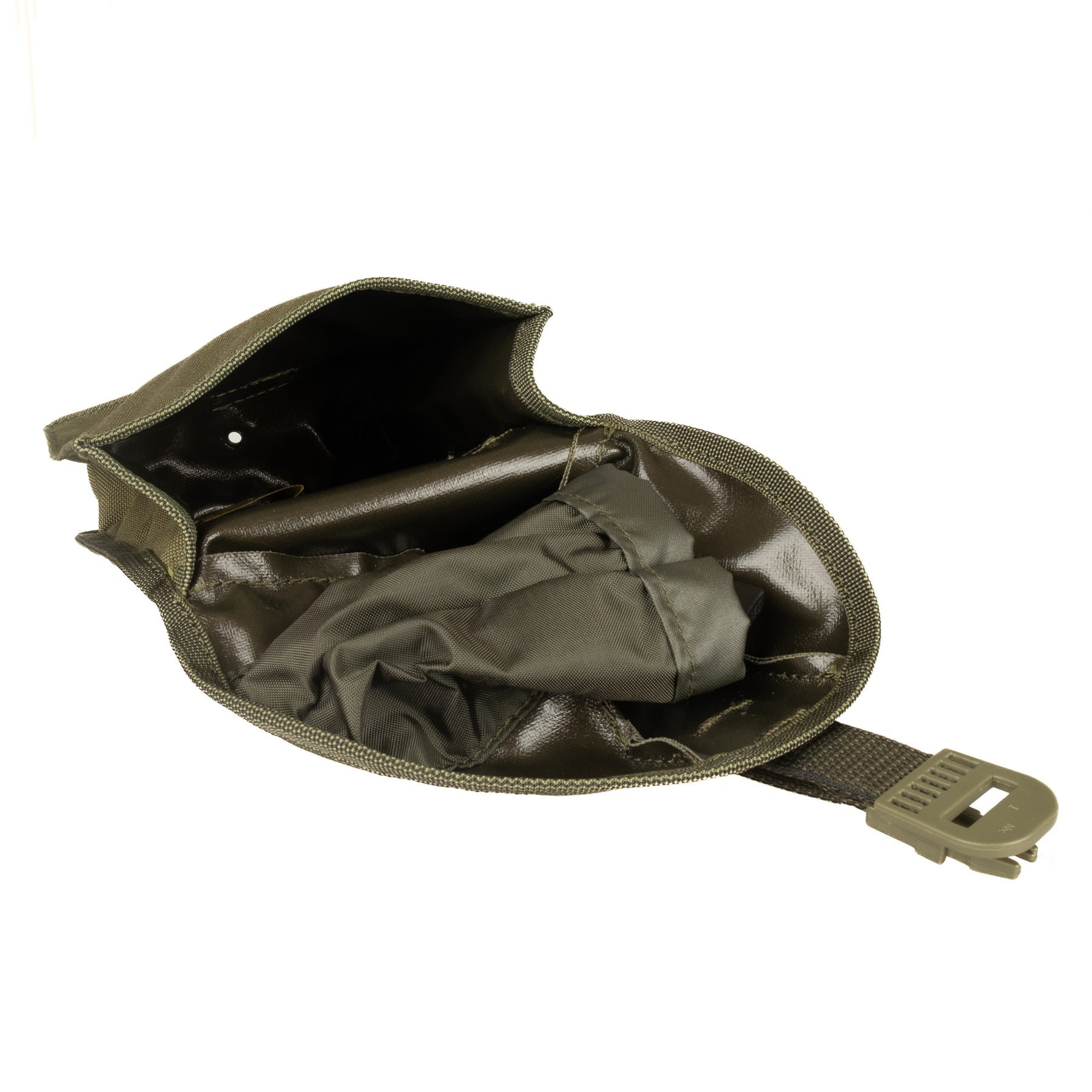 Savotta canteen pouch aperta - vista frontale