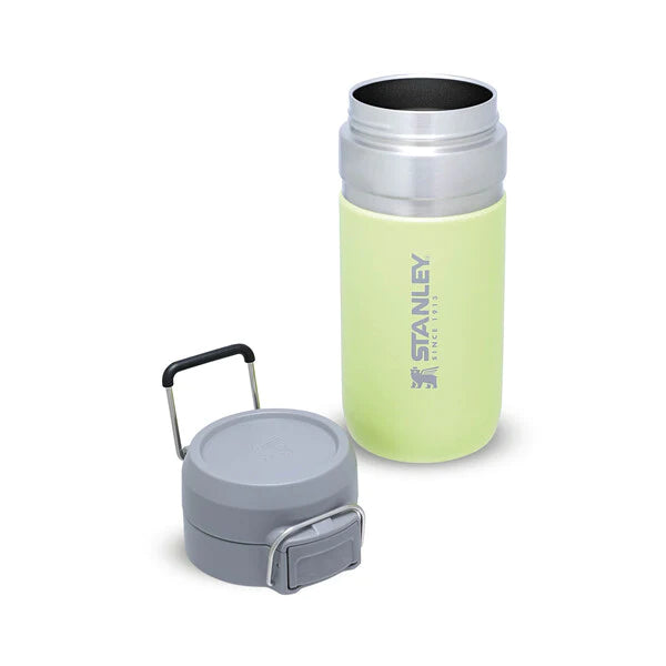 borraccia stanley go quick flip da 0.47 litri colore citron - con tappo svitato
