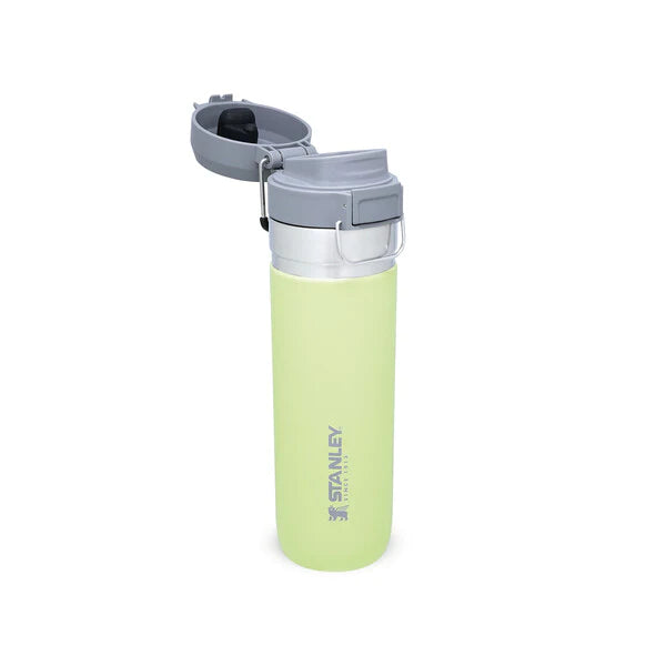 borraccia stanley go quick flip da 0.7 litri colore citron - aperta
