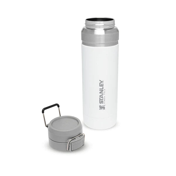 borraccia stanley go quick flip da 1.06 litri colore polar - con tappo svitato