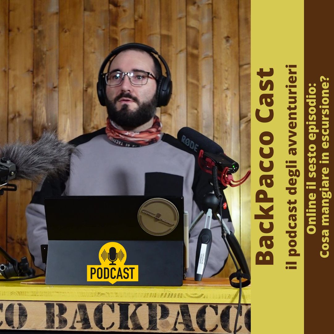 Copertina del sesto episodio del BackPacco Cast