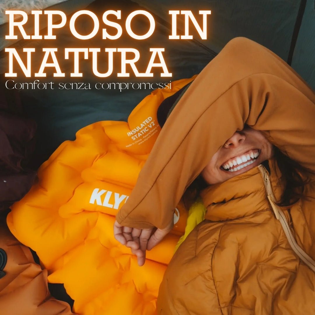 RIPOSO IN NATURA - COMFORT SENZA COMPROMESSI | NEWSLETTER 15/04/26 - BackPacco