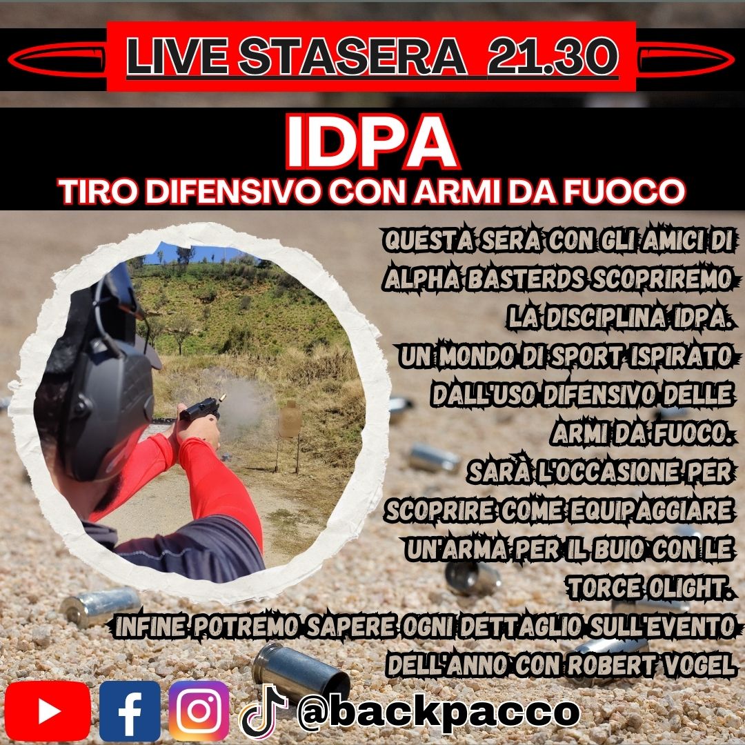 LIVEPACCO: IDPA - COS'È IL TIRO DIFENSIVO - CON ALPHA BASTERDS