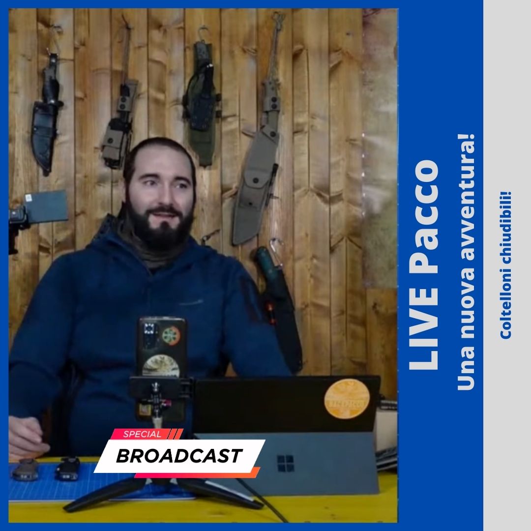 LIVE PACCO: Coltelloni chiudibili! - BackPacco