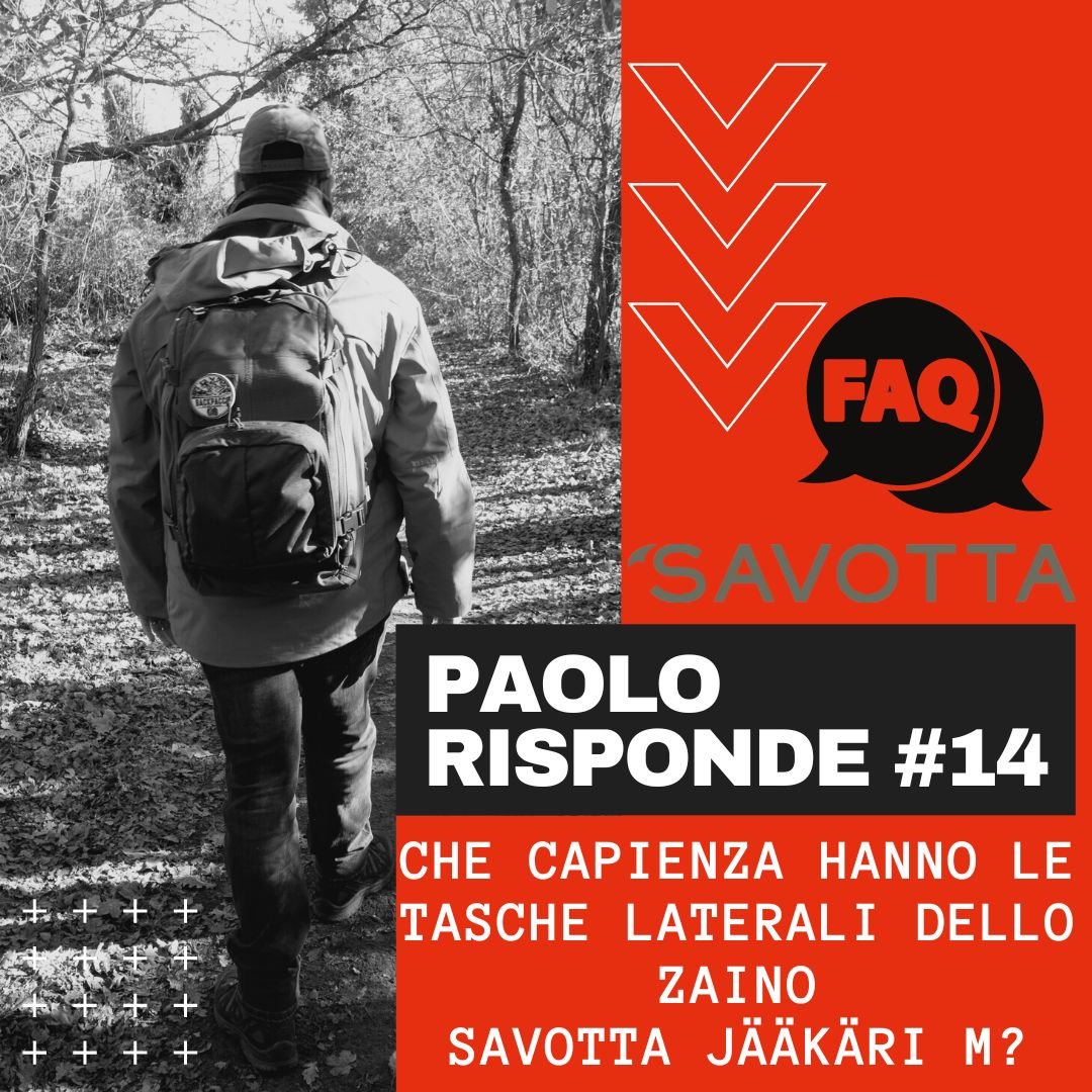 Paolo Risponde #14: Quanto sono capienti le tasche laterali del Savotta Jaakari M - BackPacco