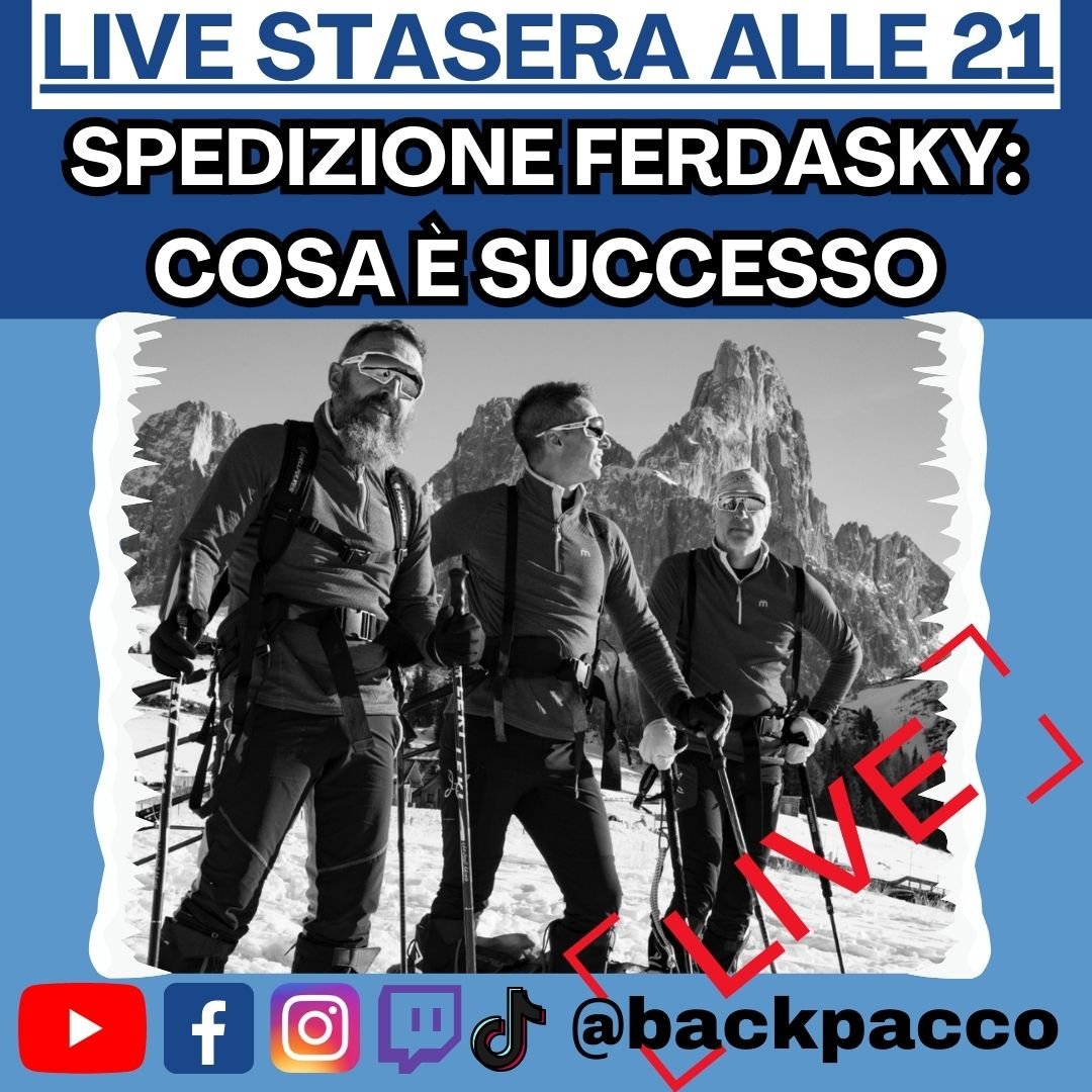 LIVE PACCO: SPEDIZIONE FERDASKY: COSA È SUCCESSO - BackPacco
