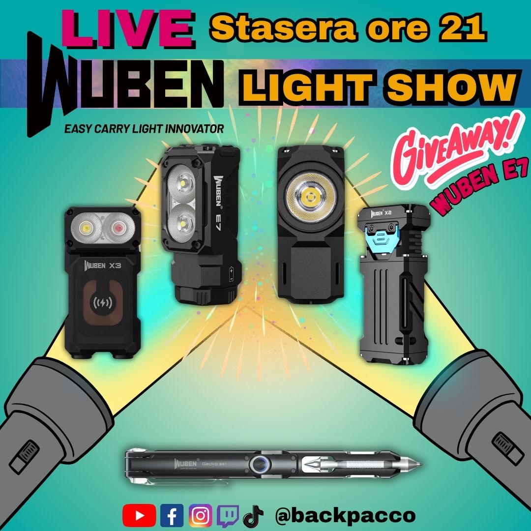 LIVE PACCO: WUBEN LIGHT SHOW! - BackPacco