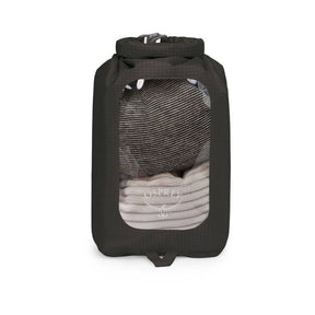 Sacca stagna ultraleggera Osprey Ultralight Dry Sack W/ Window in diverse capacità), con chiusura roll-top impermeabile e finestra trasparente per l'identificazione rapida del contenuto, disponibile nei colori blu petrolio (Waterfront Blue), arancione (Mars Orange) e nero