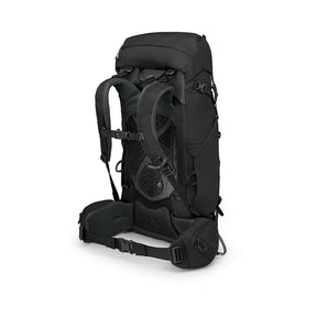 Osprey Kestrel 38 zaino uomo da trekking e hiking da 38 litri con schienale regolabile e traspirante AirScape, raincover integrata, scomparto inferiore per sacco a pelo, attacco bastoncini Stow-on-the-Go, cinghie di compressione e tasche con zip sulla cintura ventrale per escursioni.