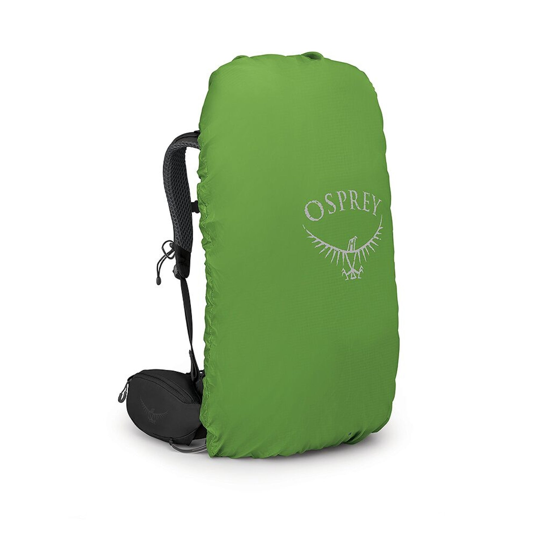 Osprey Kestrel 38 zaino uomo da trekking e hiking da 38 litri con schienale regolabile e traspirante AirScape, raincover integrata, scomparto inferiore per sacco a pelo, attacco bastoncini Stow-on-the-Go, cinghie di compressione e tasche con zip sulla cintura ventrale per escursioni.