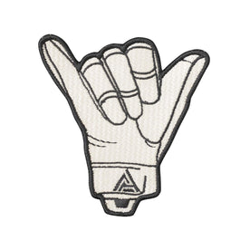 DIRECT ACTION | PATCH VELCRO RICAMATA - SHAKA - BackPacco - BP-DIRECT-PA-SHKA-PES-WHT