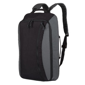 Zaino tattico DIRECT ACTION DRAGONFLY LOW PROFILE GUN PACK da 13.5 litri in design compatto grigio e nero, con spallacci imbottiti, maniglia laterale e doppio scomparto - ideale per uso militare, urbano, su backpacco.it