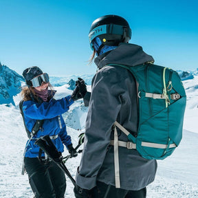 Zaino da sci e snowboard Osprey Glade 20 da 20 litri, zaino idratazione compatibile e a basso profilo per attività invernali, con spallacci a contatto e cinghie regolabili, per l'attrezzatura da neve e sicurezza