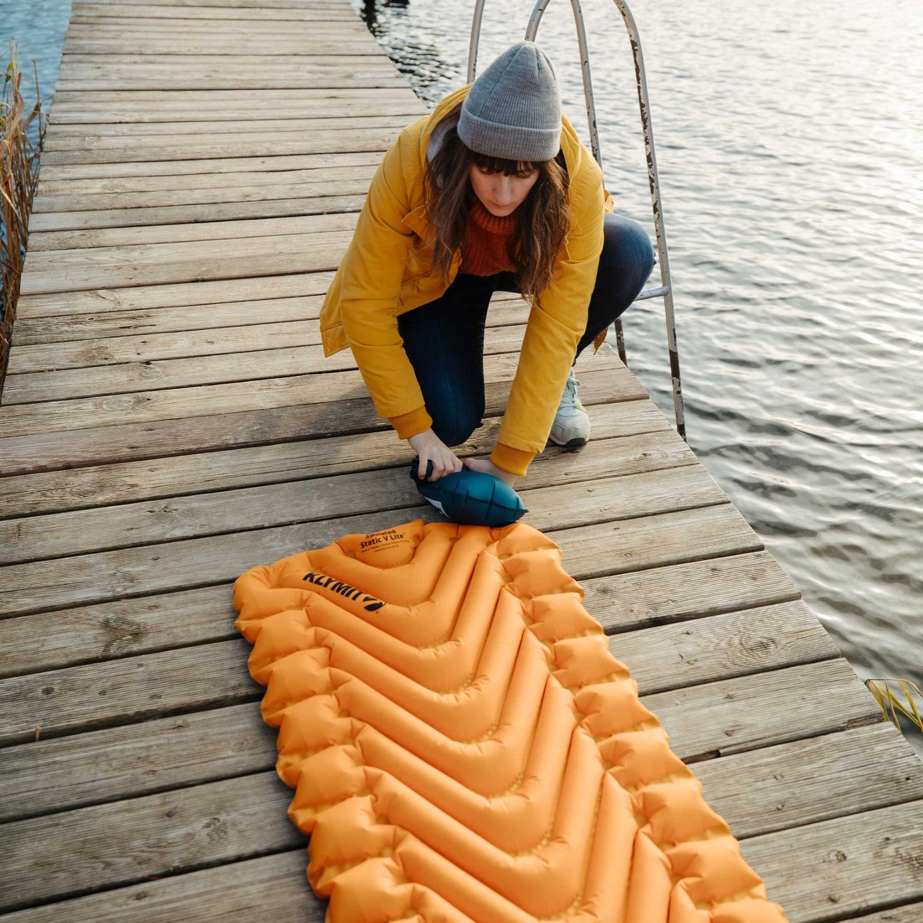 KLYMIT | INSULATED STATIC V LITE SLEEPING PAD - Materassino gonfiabile - BackPacco - BP-KLYMIT-0612O404C