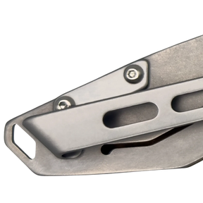 Extrema Ratio ANT SP: Coltello chiudibile EDC ultra-compatto e leggero. Lama in acciaio Bohler N690 e impugnatura in alluminio anticorodal anodizzato. Dotato di asola per cordino. Design minimalista ideale per porto quotidiano e utility.