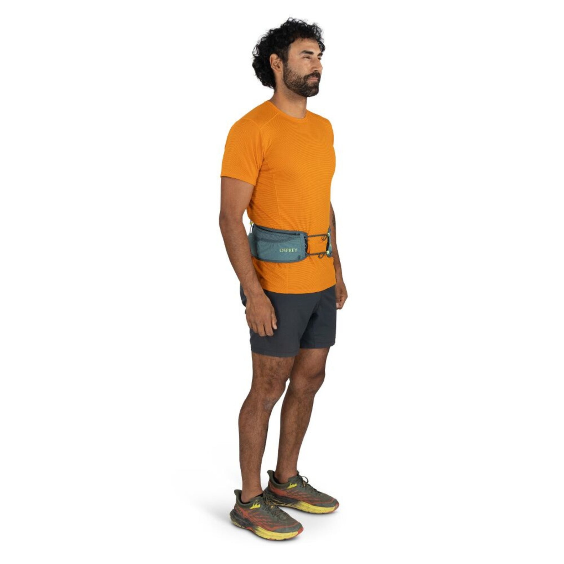 Osprey Duro Dyna Pro Belt cintura marsupio per trail running da 0.8 litri con schienale in rete traspirante tasca frontale con zip e cordini elastici di compressione e trasporto