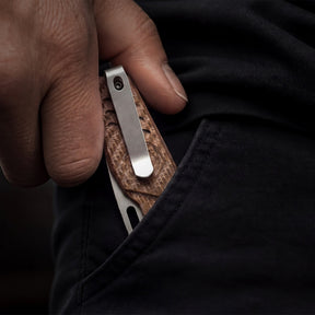 Extrema Ratio BFK ZERO coltello chiudibile tattico ed EDC con lama tanto, foro per apertura rapida, blocco di sicurezza e impugnatura ergonomica